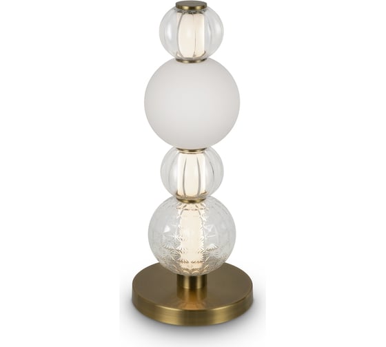 Настольный светильник MAYTONI collar led 18w металл и акрил золото MOD301TL-L18G3K
