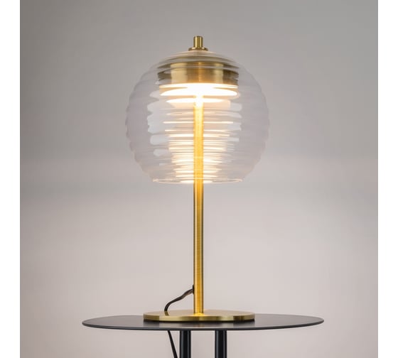 Настольный светильник MAYTONI mystic led 8w металл латунь P060TL-L12BSK1