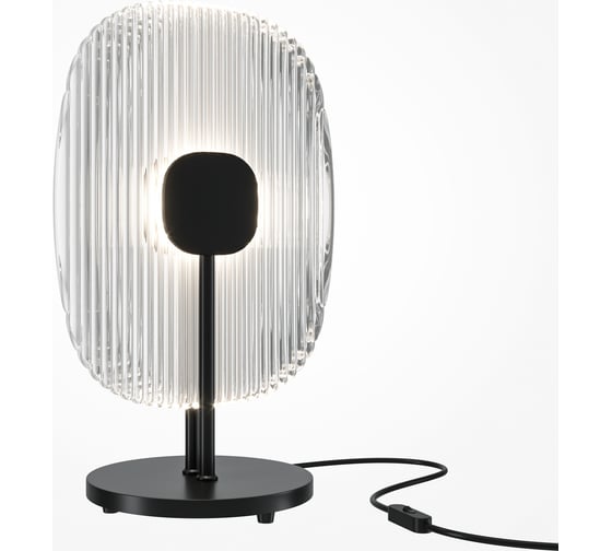 Настольный светильник MAYTONI eclipse led 6w нержавеющая сталь матовый черный MOD152TL-L1BK