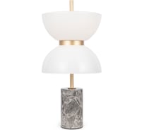 Настольный светильник MAYTONI kyoto led 11w металл и мрамор золото и серый MOD178TL-L11GR3K