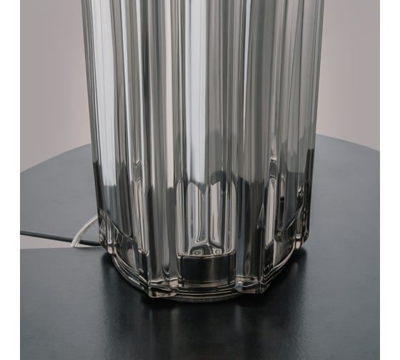 Настольный светильник MAYTONI muse 1хe27x60w металл и стекло серый MOD304TL-01GR