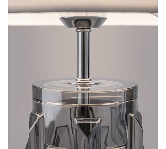 Настольный светильник MAYTONI muse 1хe27x60w металл и стекло серый MOD304TL-01GR