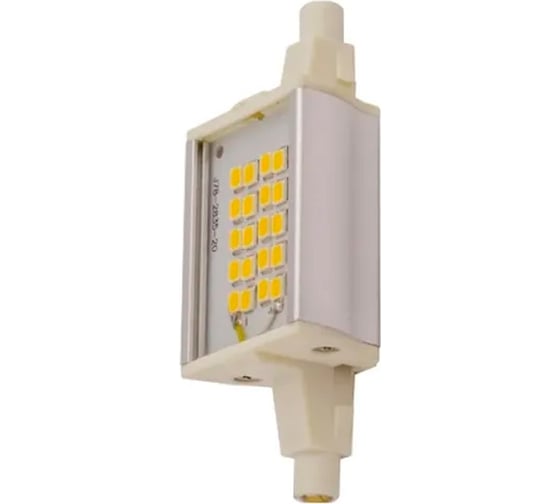 Светодиодная лампа Ecola Projector led lamp premium 6,0w, f78, 220v, r7s, 2700k, алюминиевый радиатор, 78x20x32 J7PW60ELC