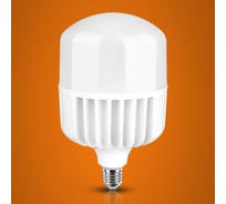Светодиодная лампа iSVET 100Вт Е27, E40 led светильник потолочный мощная лампочка, холодный белый свет, для маляра, 6000 К PR-102-4-6-1