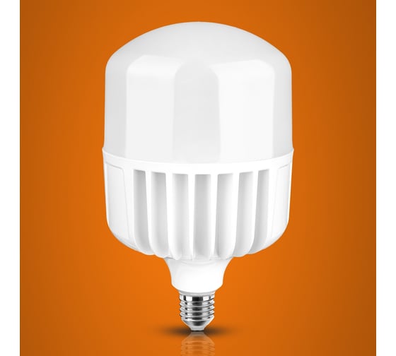 Светодиодная лампа iSVET 100Вт Е27, E40 led светильник потолочный мощная лампочка, холодный белый свет, для маляра, 6000 К PR-102-4-6-1