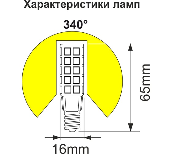 Светодиодная лампа Ecola T25 led premium micro 7,0w, e14, 2700k, 340, кукуруза, для холодильника, швейной машинки и т.д., 69x20 mm B4PW70ELC