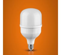 Светодиодная лампа iSVET 30Вт Е27, E40 led светильник потолочный мощная лампочка, холодный белый свет, для люстры, 6000 К PR-102-1-6-1