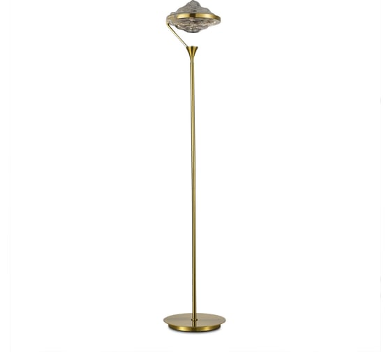 Торшер ST luce латунь/дымчато-серый, led,1x19w, 3000k, SL6115.305.01