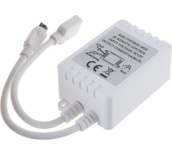 Инфракрасный RGB-контроллер SWG LED 6А 72W 12V/24V24к, IR-RGB-24-6A 00000000932