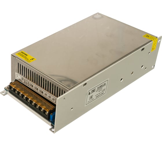Блок питания SWG сетка 800 W, 24V, S-800-24 00000000148
