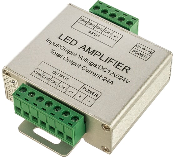 Усилитель SWG RGB+W, 24А, AMP-RGBW-24A 00-00000295 1