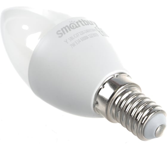 Светодиодная лампа Smartbuy LED C37-07W/6000 SBL-C37-07-60K-E14