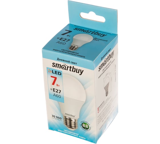 Светодиодная лампа Smartbuy LED A60-07W/4000/E27 SBL-A60-07-40K-E27-N