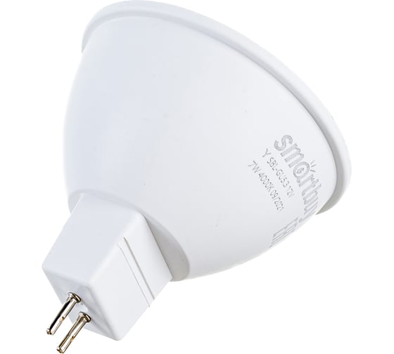 Светодиодная лампа Smartbuy LED Gu5,3/ 12V-07W/4000 SBL-GU5_3-07-40K-12V