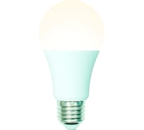 Светодиодная лампа Uniel LED-A60-10W/WW/E27/FR/MB PLM11WH Форма А, матовая UL-00002371