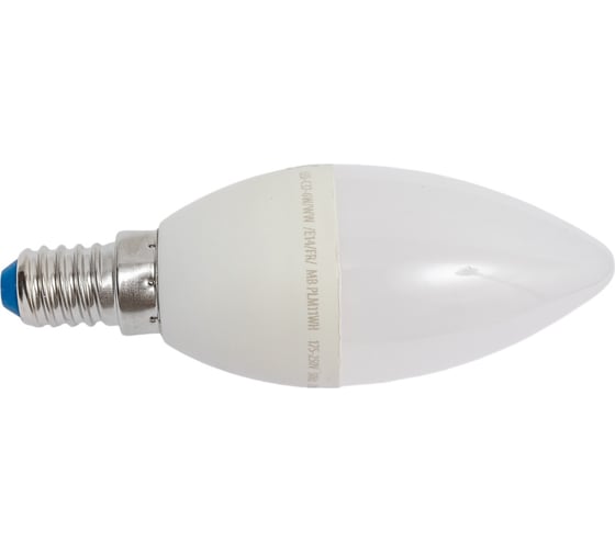 Светодиодная лампа Uniel LED-C37-6W/WW/E14/FR/MB PLM11WH Форма свеча, матовая UL-00002373