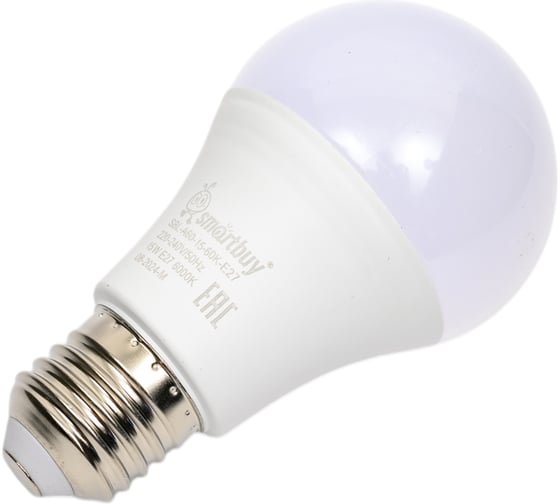 Светодиодная лампа Smartbuy LED A6015W/6000/E27 SBL-A60-15-60K-E27