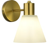 Настенный светильник Evoluce латунь/белый e27 1x60w, SLE1561-301-01