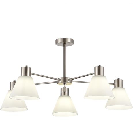 Потолочный светильник Evoluce никель/белый e27 5x60w, SLE1561-103-05