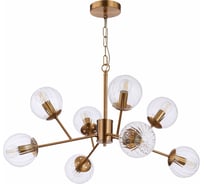 Подвесной светильник Evoluce латунь/прозрачный e14 8x40w, SLE220803-08