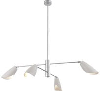 Подвесной светильник Evoluce серебристый/белый, серебристый e14 4x60w, SLE1254-103-04
