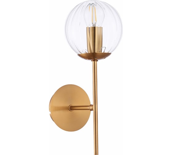 Настенный светильник Evoluce латунь/прозрачный e14 1x40w, SLE220801-01 1
