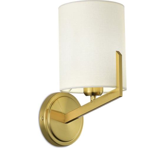 Настенный светильник Evoluce латунь/бежевый e27 1x60w, SLE3010-301-01 1