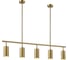 Подвесной светильник ST luce латунь gu10 5x5w 4000k, SL1206.303.05 1