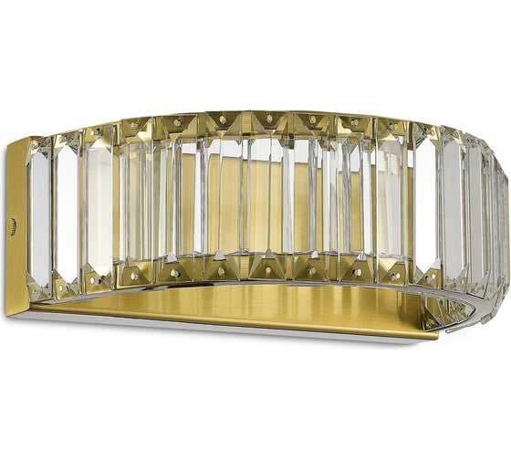 Настенный светильник ST luce латунь/прозрачный led 1x13w 4000k, SL1622.301.01