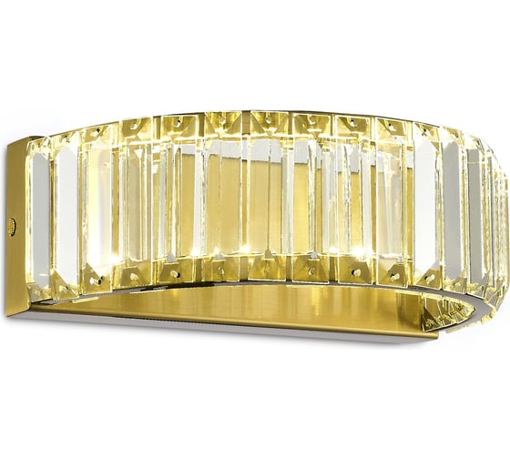 Настенный светильник ST luce латунь/прозрачный led 1x13w 4000k, SL1622.301.01