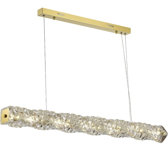 Подвесной светильник ST luce золотистый/прозрачный led 1x30w, SL6010.203.30