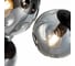 Потолочная люстра ALMA LIGHT хром, черный/дымчатый e14 8x40w, ALC00031BN-MK1-E14.8x40W 4