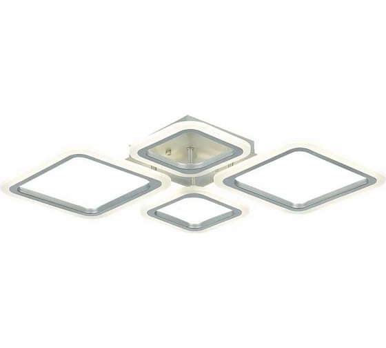 Потолочный светильник ALMA LIGHT белый, серебристый led 1x88w 3000-6000k, AL5005C88SL 1