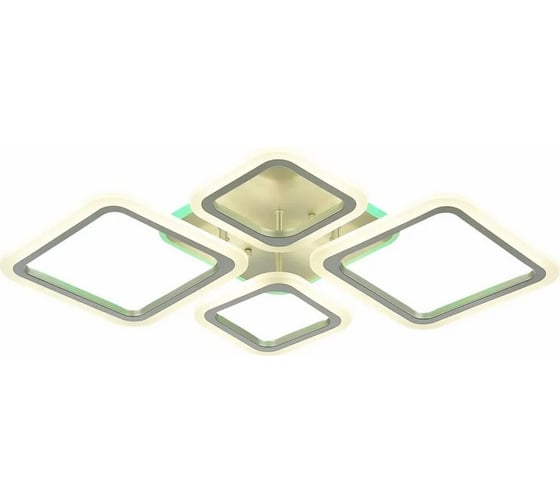 Потолочный светильник ALMA LIGHT белый, серебристый led 1x88w rgb 8w 3000-6000k, AL5005C88SL-RGB 1