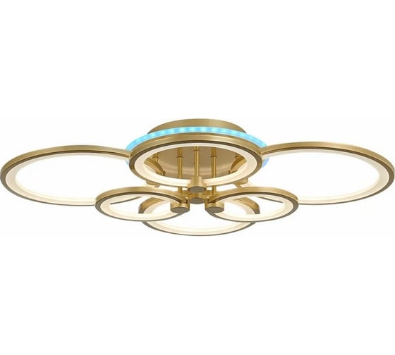 Потолочный светильник ALMA LIGHT золото, белый led 1x168w rgb 8w 3000-6000k, AL5000C168GD-RGB 1