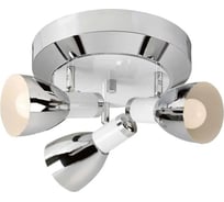 Потолочный светильник ALMA LIGHT хром/белый e14 3x40w, ALC00216CH-MK1-E14.3x40W