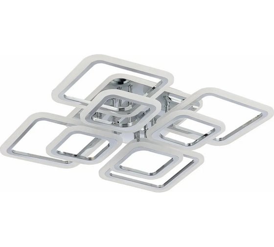 Потолочный светильник ALMA LIGHT хром/белый led 1x176w rgb 10w 3000-6000k, AL5003C176CH-RGB 1