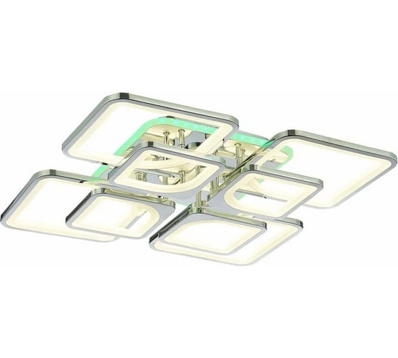 Потолочный светильник ALMA LIGHT хром/белый led 1x224w rgb 10w 3000-6000k, AL5002C224CH-RGB