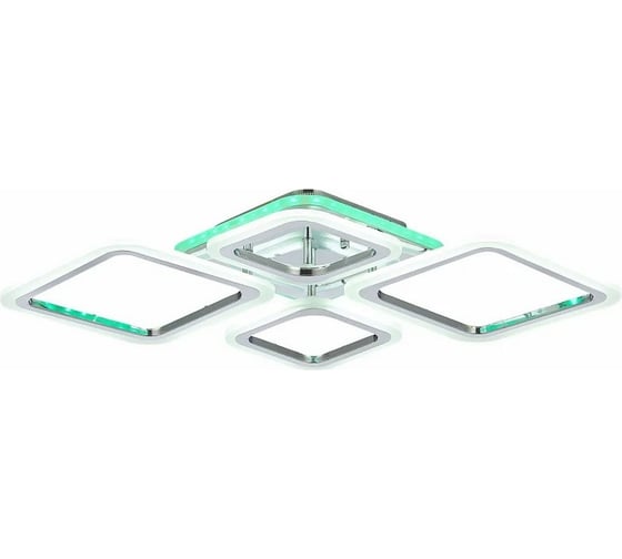 Потолочный светильник ALMA LIGHT хром/белый led 1x88w rgb 8w 3000-6000k, AL5005C88CH-RGB 1
