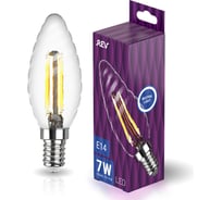 Светодиодная лампа REV TC37 E14 7W, 4000K 32493 5