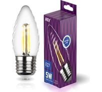 Светодиодная лампа REV TC37 E27 5W, 4000K 32490 4