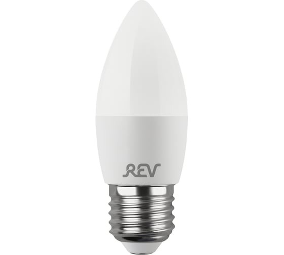 Светодиодная лампа REV C37 Е27 9W, 6500K, дневной свет 32523 9