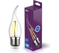 Светодиодная лампа REV FC37 E27 5W, 4000K 32497 3