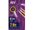 Светодиодная филаментная лампа REV G45 E14 7W, 2700K 32482 9 5