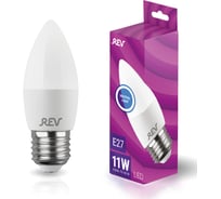 Светодиодная лампа REV C37 Е27 11W, 4000K, нейтральный свет 32525 3