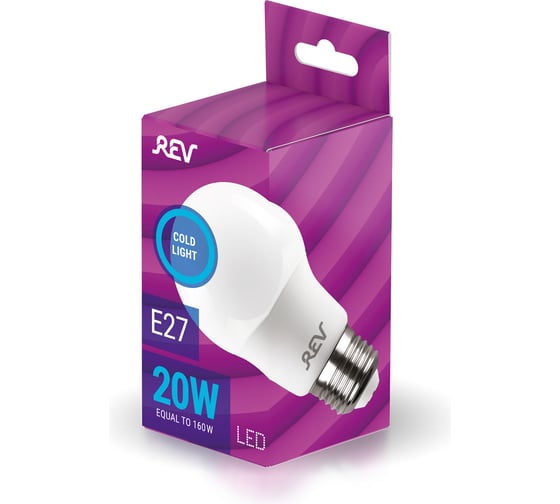 Светодиодная лампа REV A60 Е27 20W, 6500K, дневной свет 32531 4
