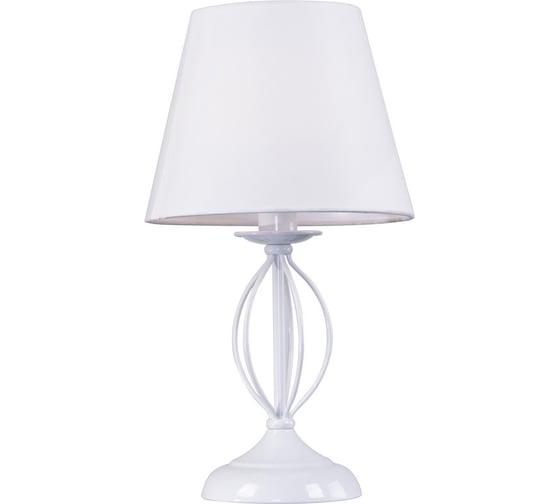 Настольная лампа Rivoli 2043501 Facil P1 белый E14 40W Б0044371