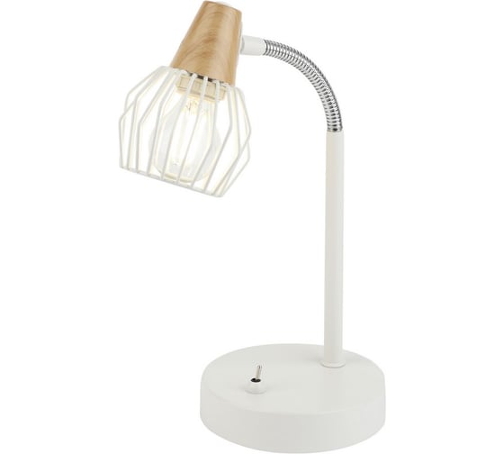 Настольная лампа Rivoli 7002501 Naturale T1 WT 1хE14 40W Б0038095 1