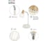 Настольная лампа Rivoli 7002501 Naturale T1 WT 1хE14 40W Б0038095 6