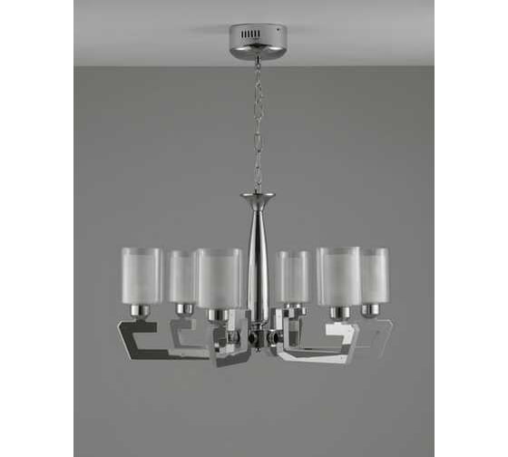 Подвесная люстра Moderli violetta 6 e27 60w хром прозрачный V1132-6P